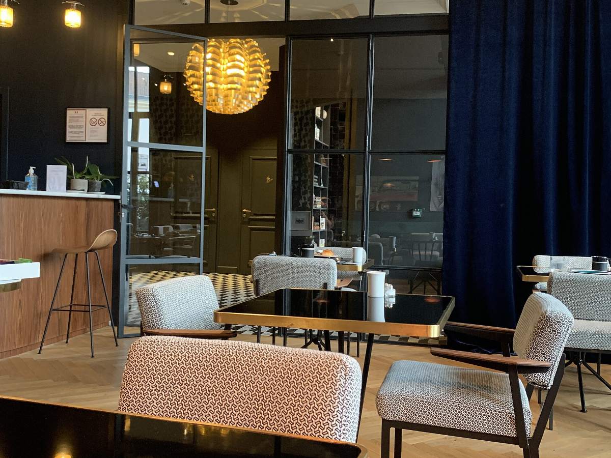 Le salon de l'Hôtel Victoria à Valence