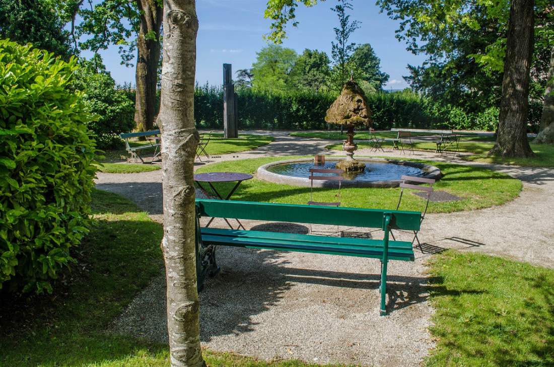Le jardin du musée de Valence