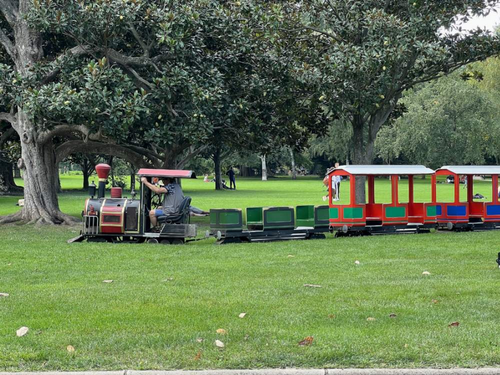 Le petit train du parc Jouvet à Valence